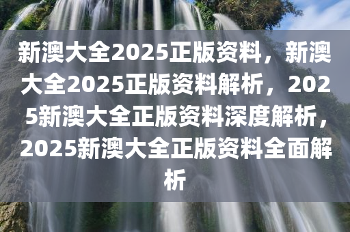 新澳公司，深入解析与落实2025新澳免费资料四十期释义